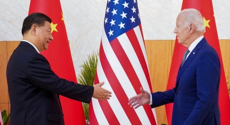 Joe Biden e Xi Jinping se reúnem antes da reunião do G20 KEVIN LAMARQUE/REUTERS - 14.11.2022